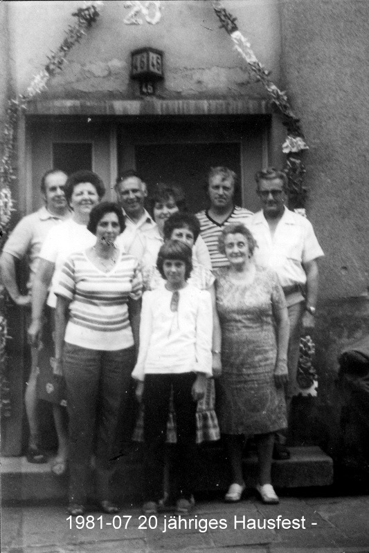 1981-07 20 jähriges Hausfest -