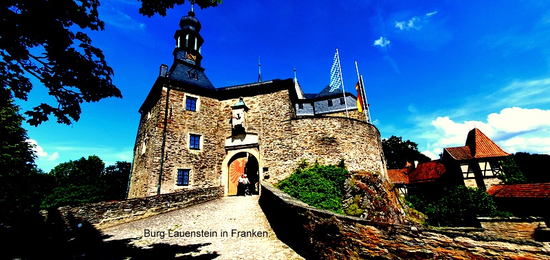 Burg Lauenstein in Franken.