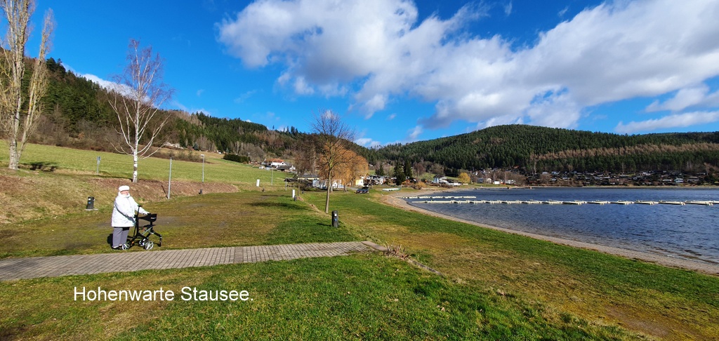Hohenwarte Stausee.