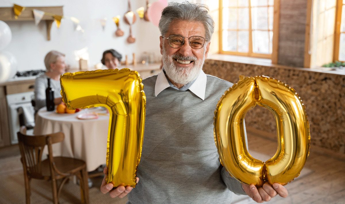 70. Geburtstag feiern
