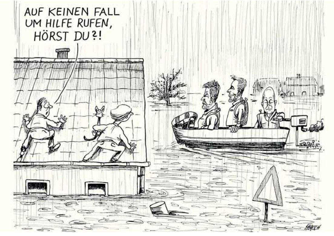 Auf keinem Fall um Hilfe rufen