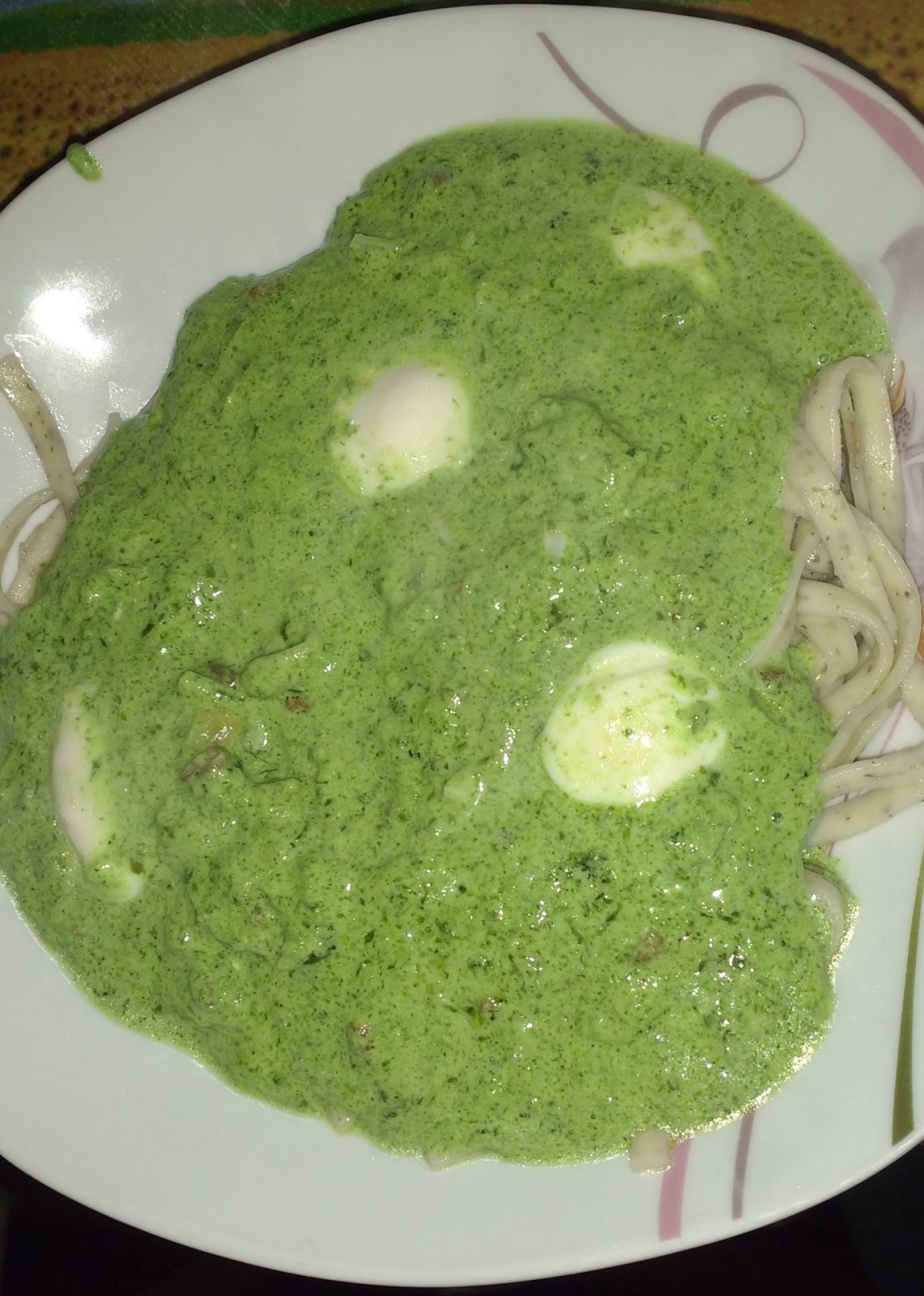 Bärlauch mit Nudeln