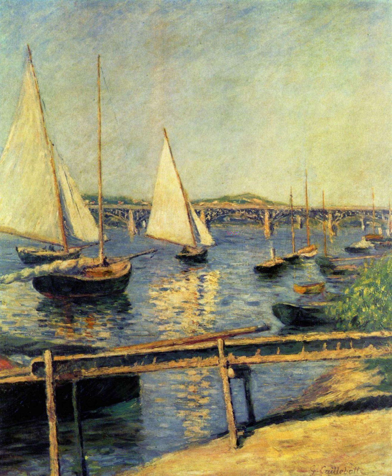 Caillebotte, Segelboote in Argenteuil