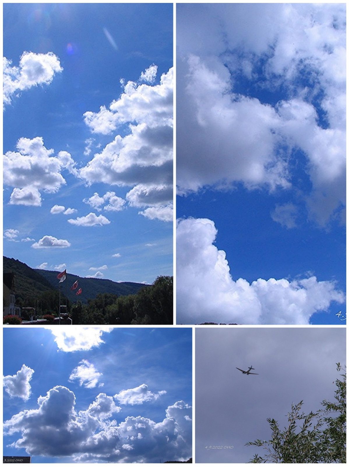 Collage-Wolken