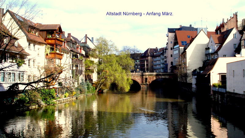 Altstadt Nürnberg - Anfang März.