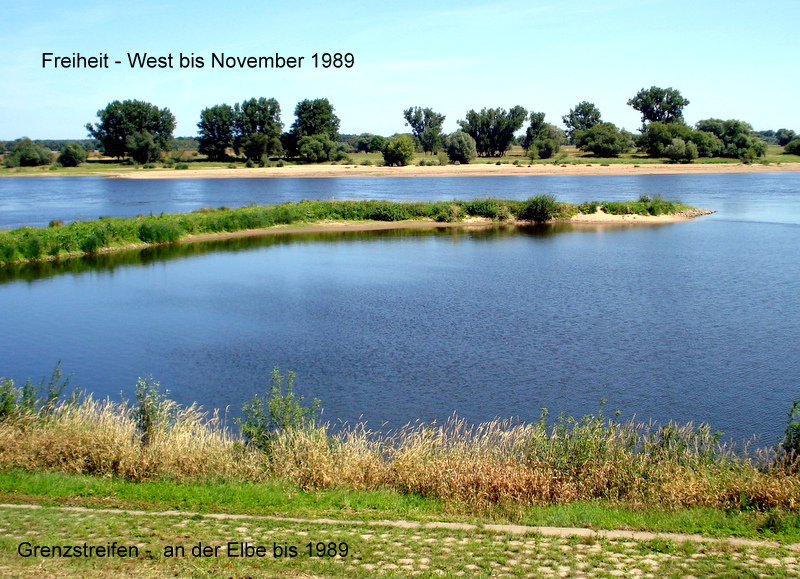 Grenzstreifen  Ost, gegenüber Ufer Kaltenhof - Wendland.