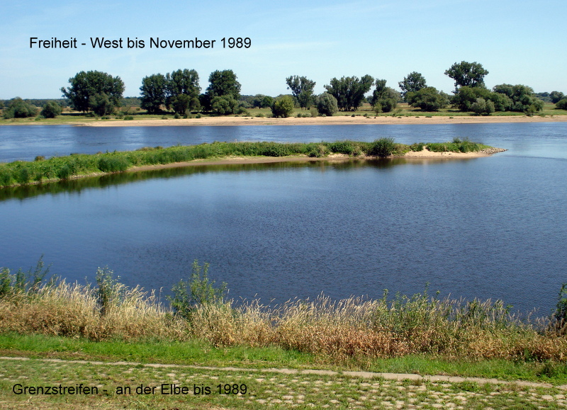 Grenzstreifen  Ost, gegenüber Ufer Kaltenhof - Wendland.