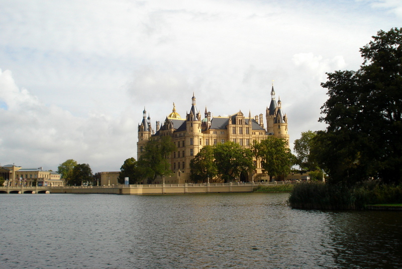 Schweriner Schloss - Parkseite.