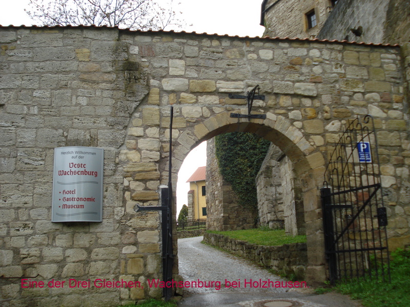 Eine der Drei Gleichen, Wachsenburg bei Holzhausen.