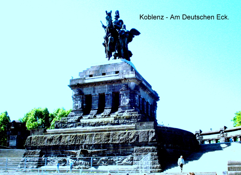Koblenz - Am Deutschen Eck.