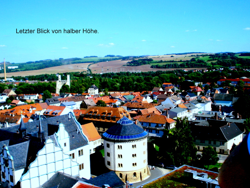 Letzter Blick von halber Höhe.