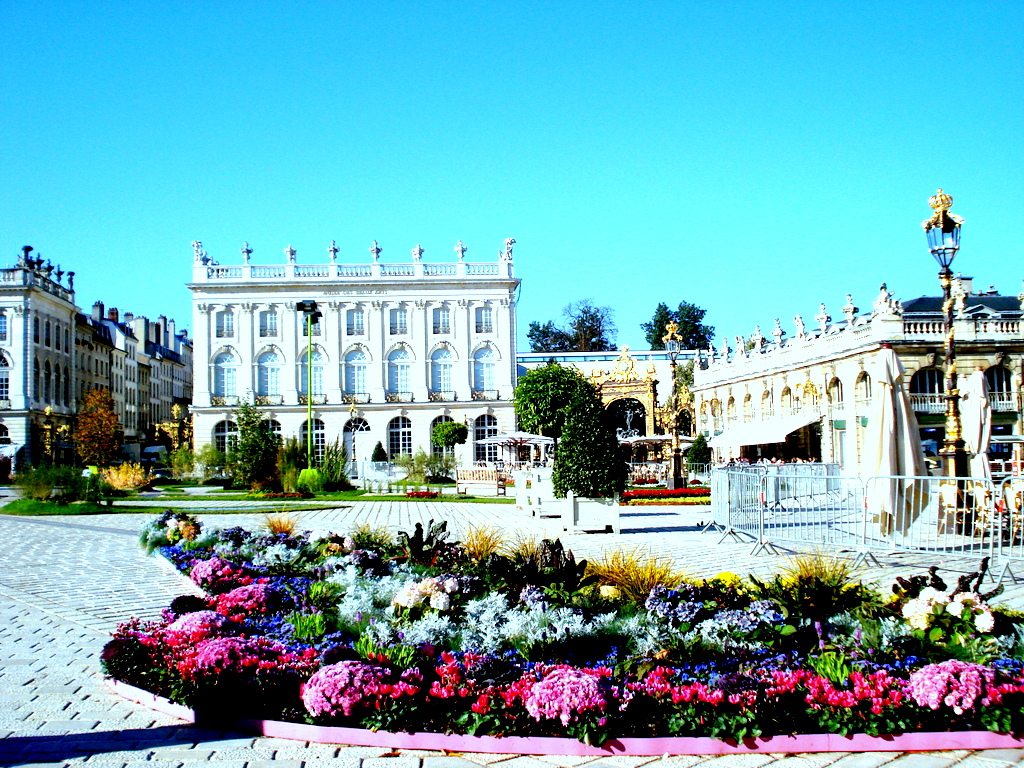 Leuchtende Farben in der Vormittagssonne.