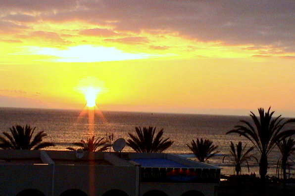 Die Sonne geht unter