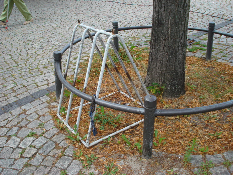 Radständer unter Denkmalschutz.