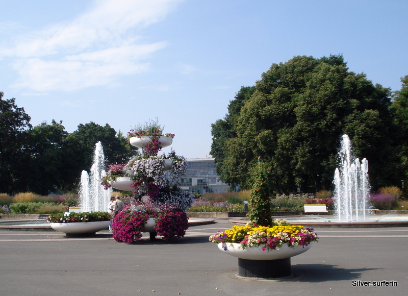Im Eingangsbereich der ega Erfurt.