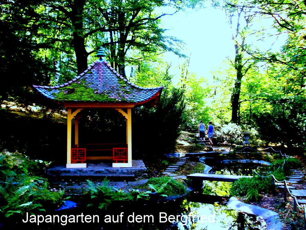 Japangarten auf dem Bergfried.