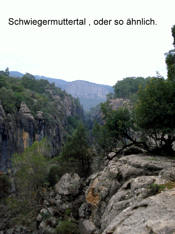 Schwiegermuttertal , oder so ähnlich.