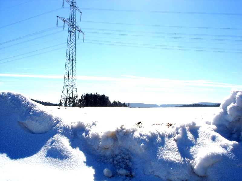 Der letzte Schnee, bei Kleingeschwenda