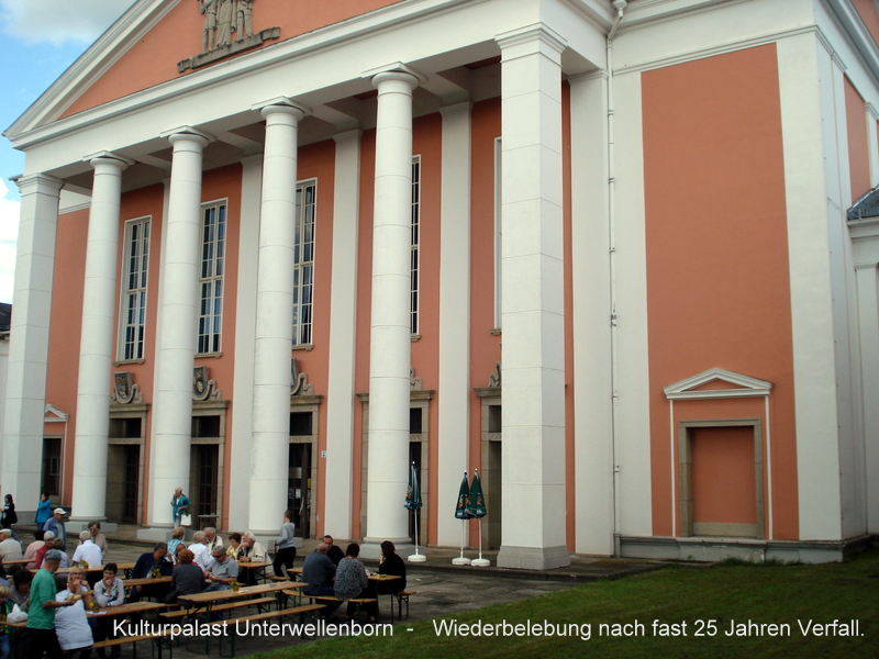 Kulturpalast Unterwellenborn  -   Wiederbelebung nach fast 25 Jahren Verfall.