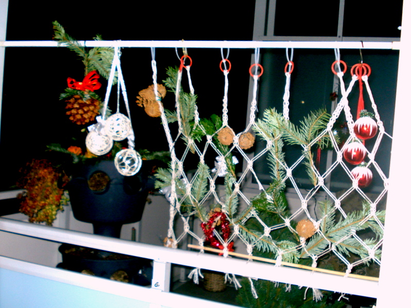 Blick vom Schlafzimmer aus.