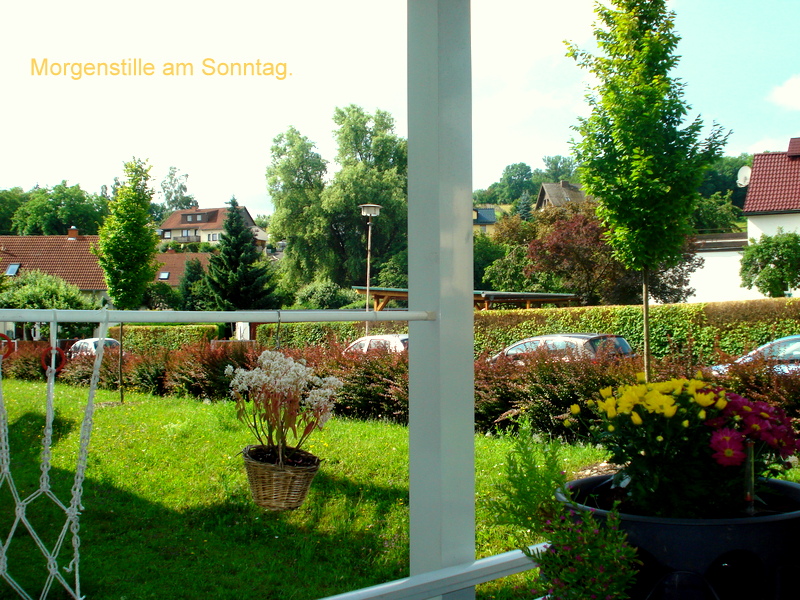 Morgenstille am Sonntag.