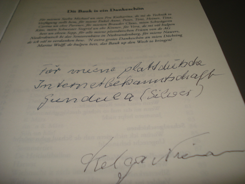 Erinnerung an Rieke.