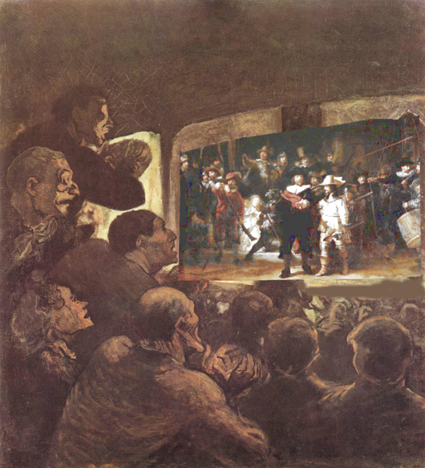 Daumier, Melodrama mit Nachtwache