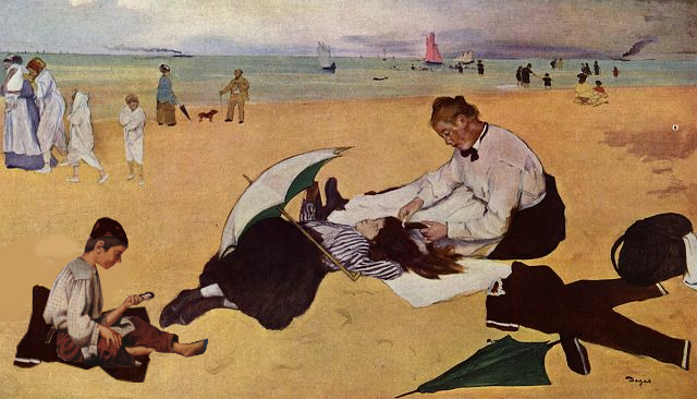 Degas, Strand Junge Handy del Torres