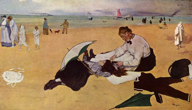 Degas, Strand mit Delacroix Araber