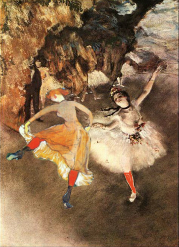 Degas und Toulouse Lautrek