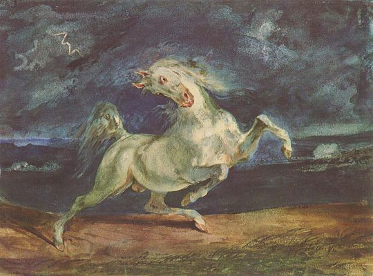 Delacroix, Pferd