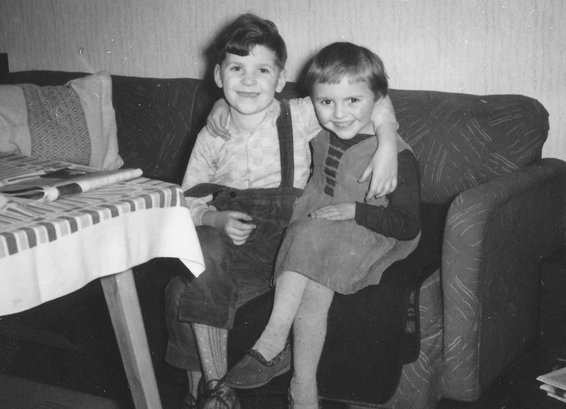 Detlef und Freundin Annerose Potratz Februar 1962