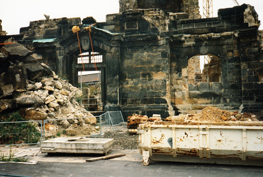 Frauenkirche, Baustelle 1993_0002
