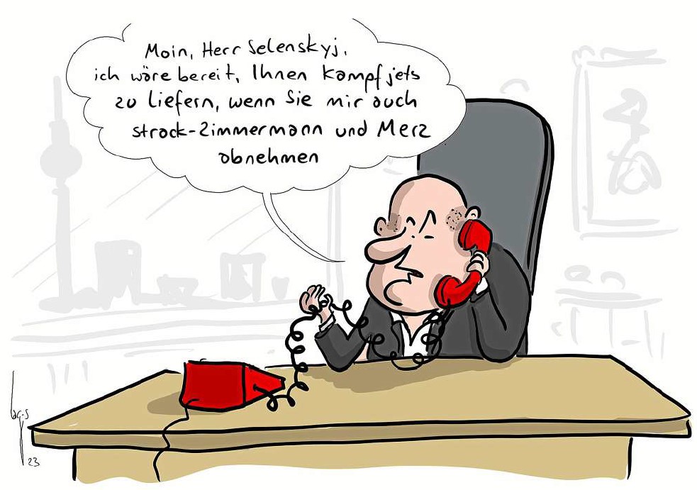 Kampfjets olaf stimmt zu