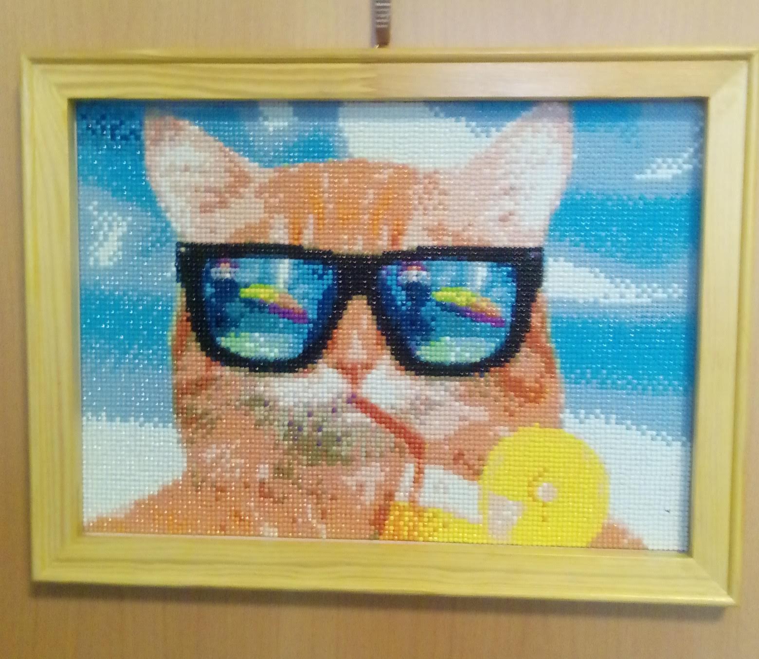 Katze mit Brille (1)