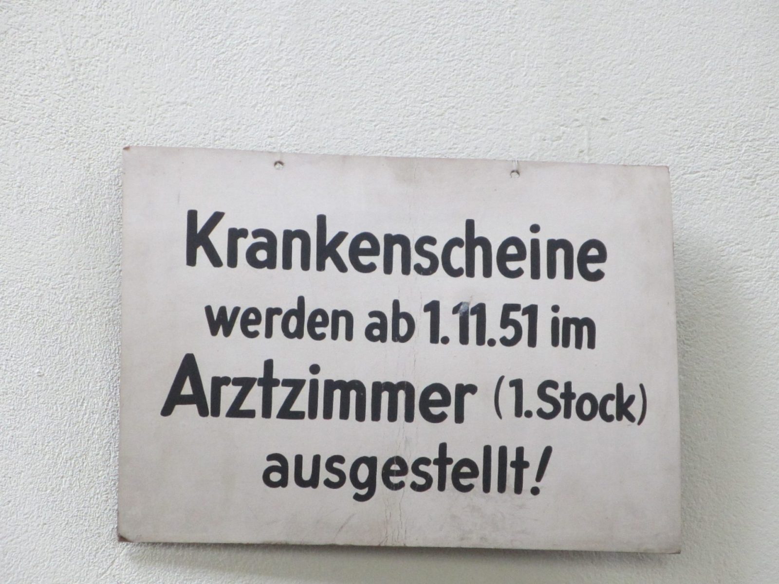 Krankenscheine