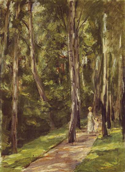 Liebermann Der Birkenweg im Wannseegarten