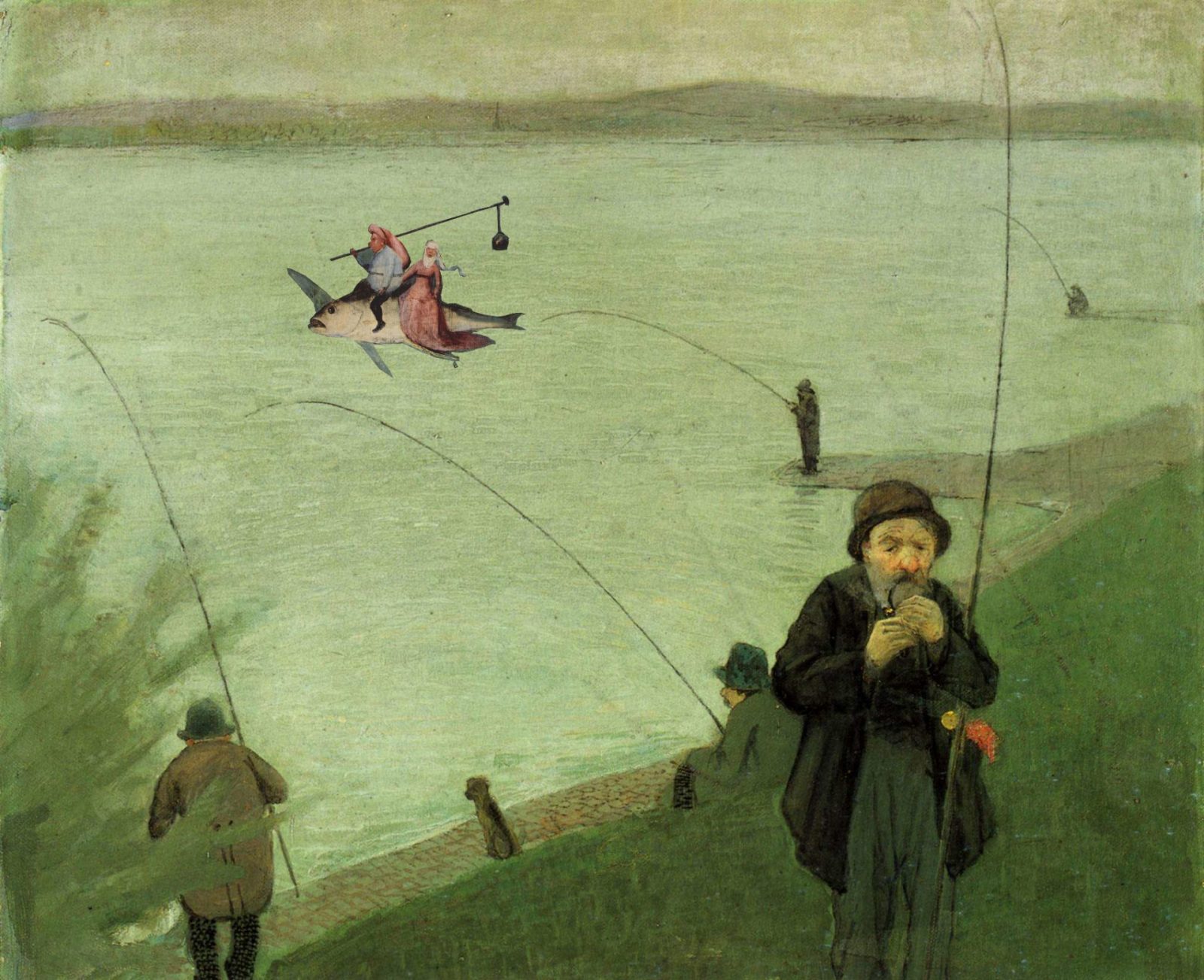 Macke, Angler und Bosch