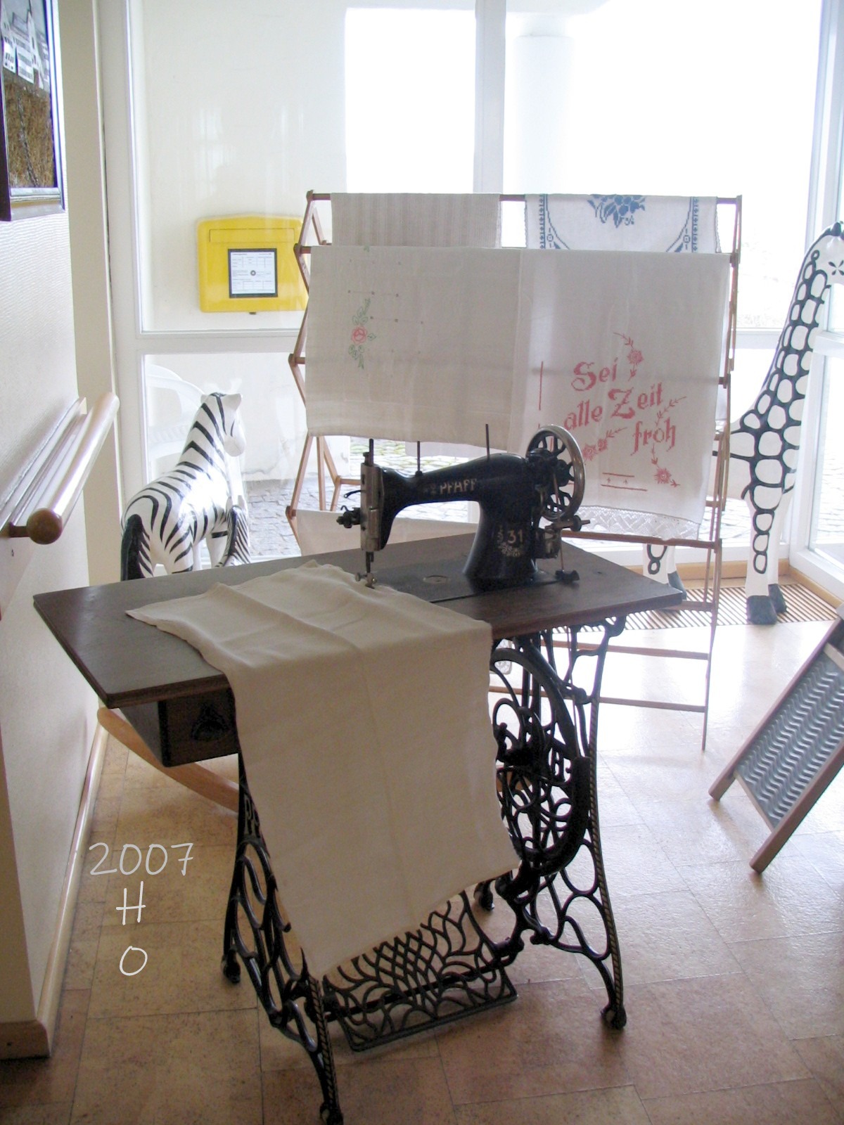 Nostalgie-Naehmasch.