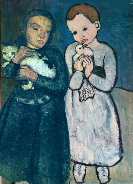 Picasso,Modersohn Kinder 3
