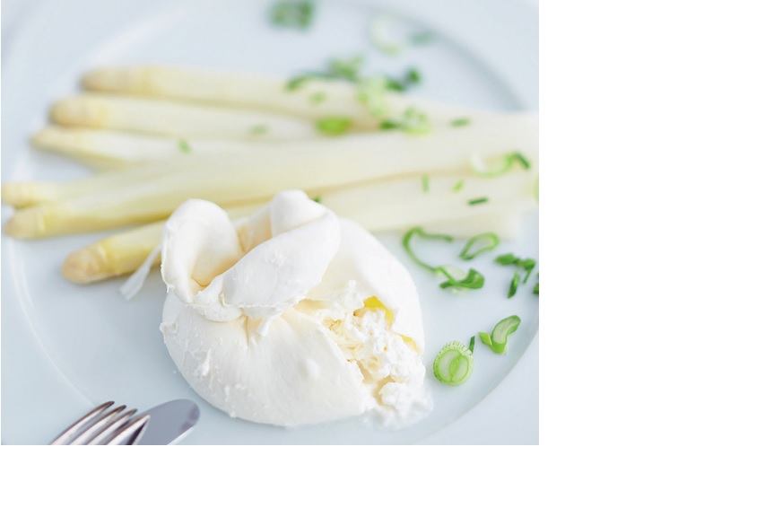 Spargel mit Burata