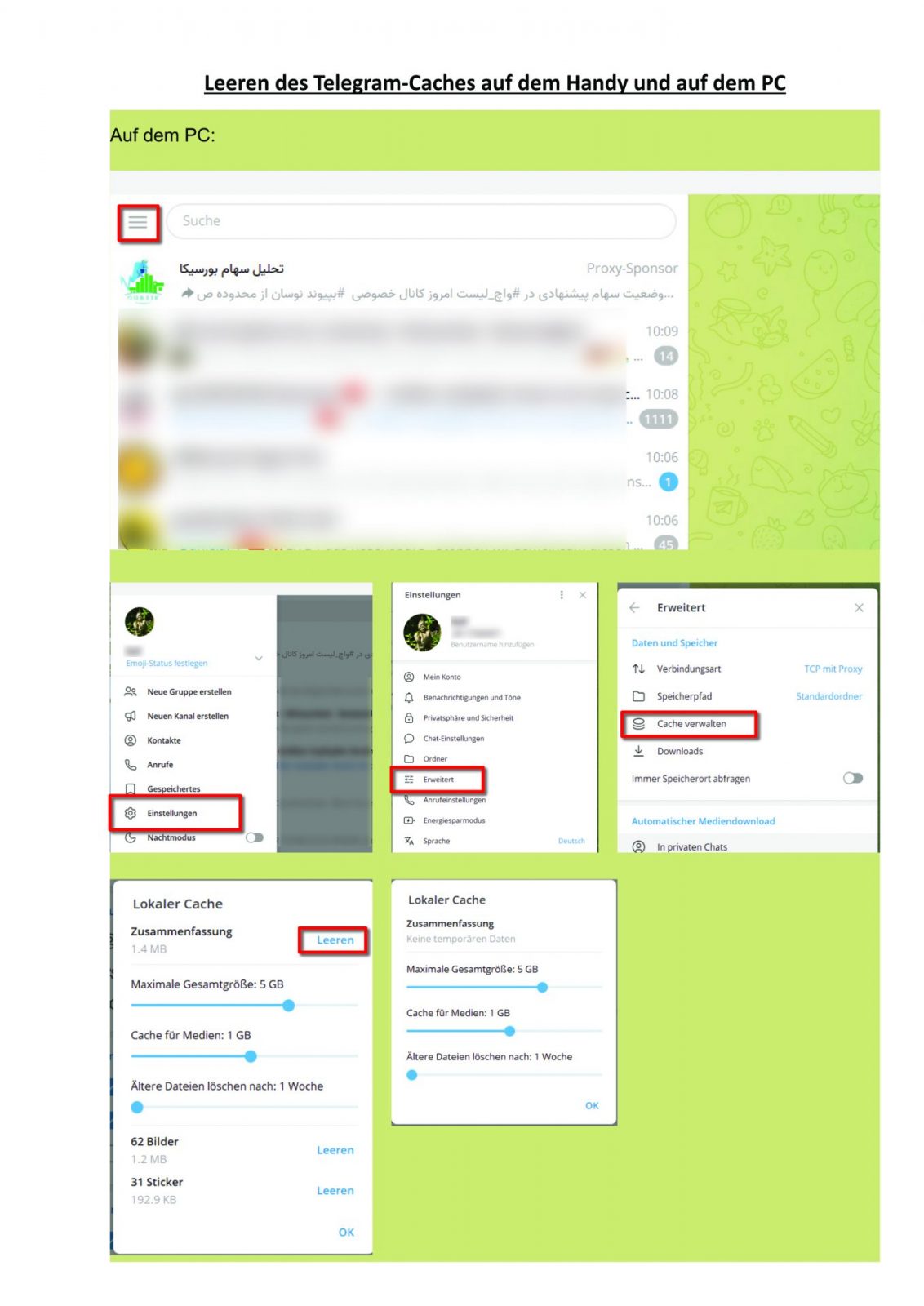 Telegram_Cache_leeren_PC