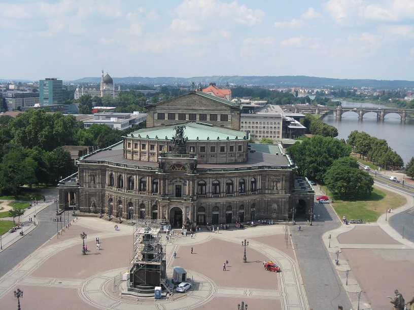 Theaterplatz von oben