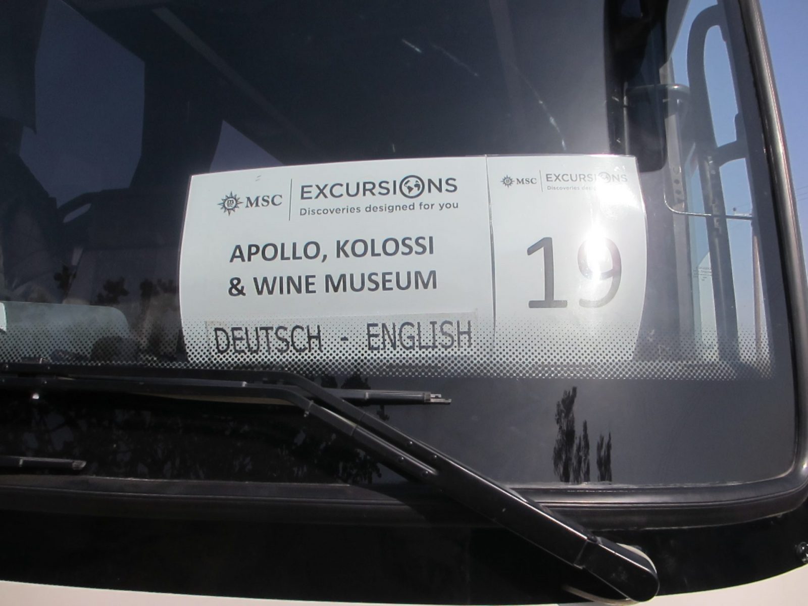 Unser Bus auf Rhodos