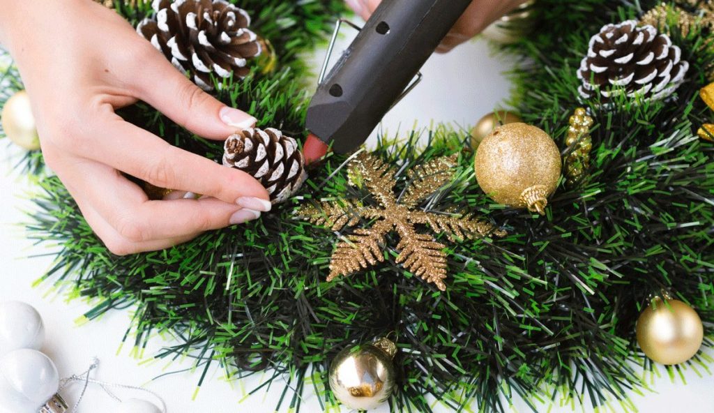 Adventskranz selber basteln 