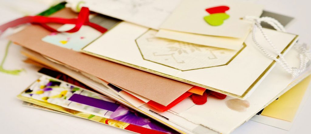 Auswahl der Glückwunschkarte