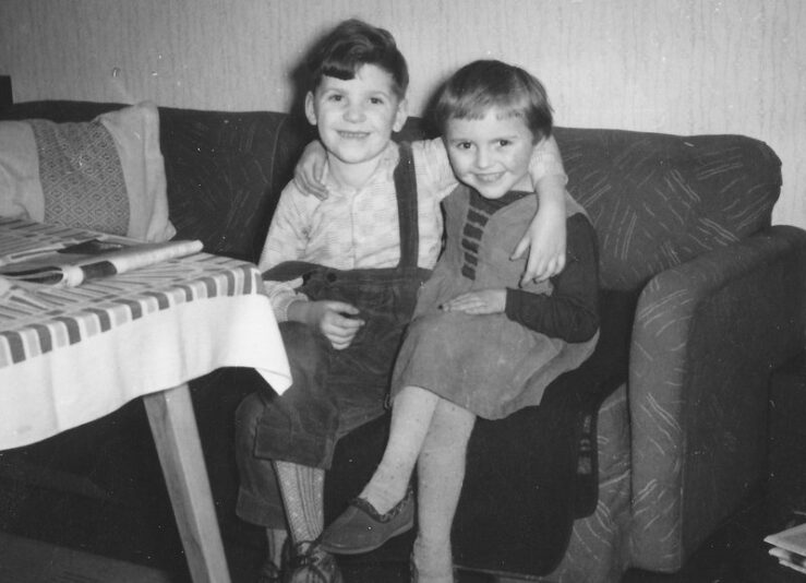 Detlef und Freundin Annerose Potratz Februar 1962