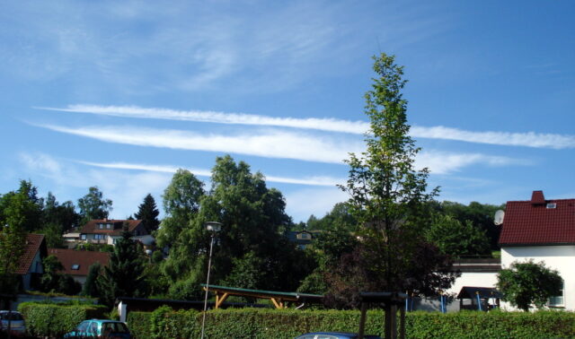 Der Himmel am Morgen.