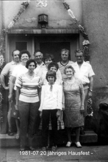 1981-07 20 jähriges Hausfest -