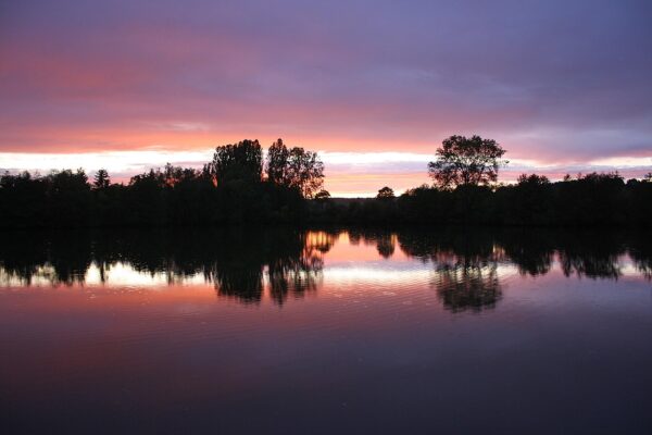 Abend Wasser Spiegelung 5.12.25